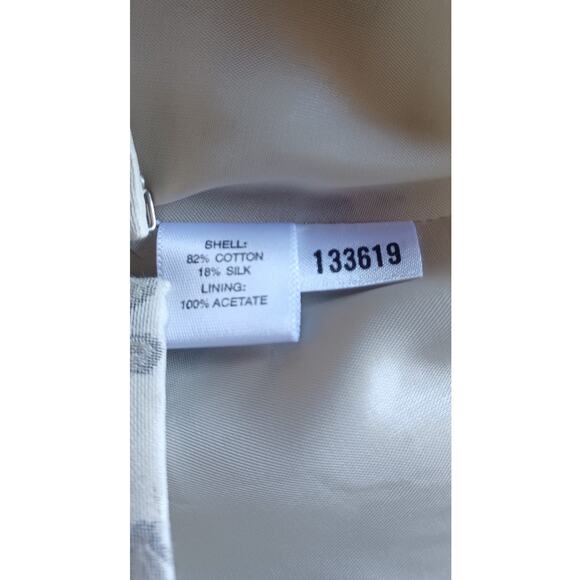 VTG Ann Taylor Silk Blend Floral Pleated Midi Skirt, Size 10 Gothic Cottagecore - Picture 6 of 7